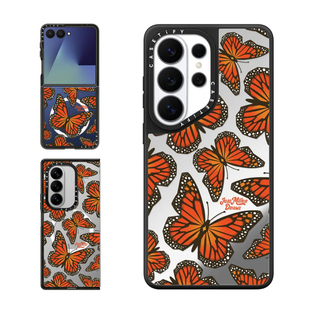 现货CASETiFY迷人蝴蝶适用三星S25/S26 Ultra手机壳Z Flip7/Z Fold 6/5创意潮流小众高级感全包防摔保护套s24