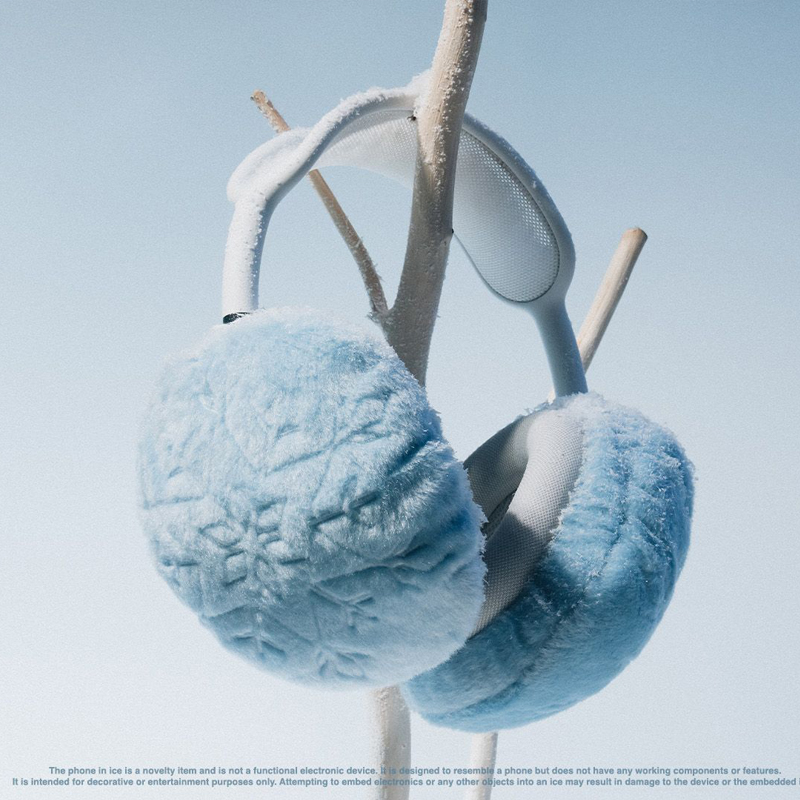 CASETiFY联名迪士尼冰雪奇缘梦幻冰蓝毛绒绒收藏珍藏版适用苹果AirPods Max无线蓝颜耳机保护套头戴式耳罩壳