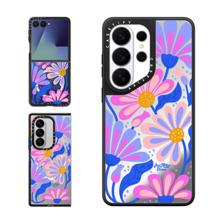 现货CASETiFY神秘雏菊适用三星S25/S26 Ultra手机壳Z Flip7/Z Fold 6/5创意丛林花卉艺术轻奢防摔保护套s24+