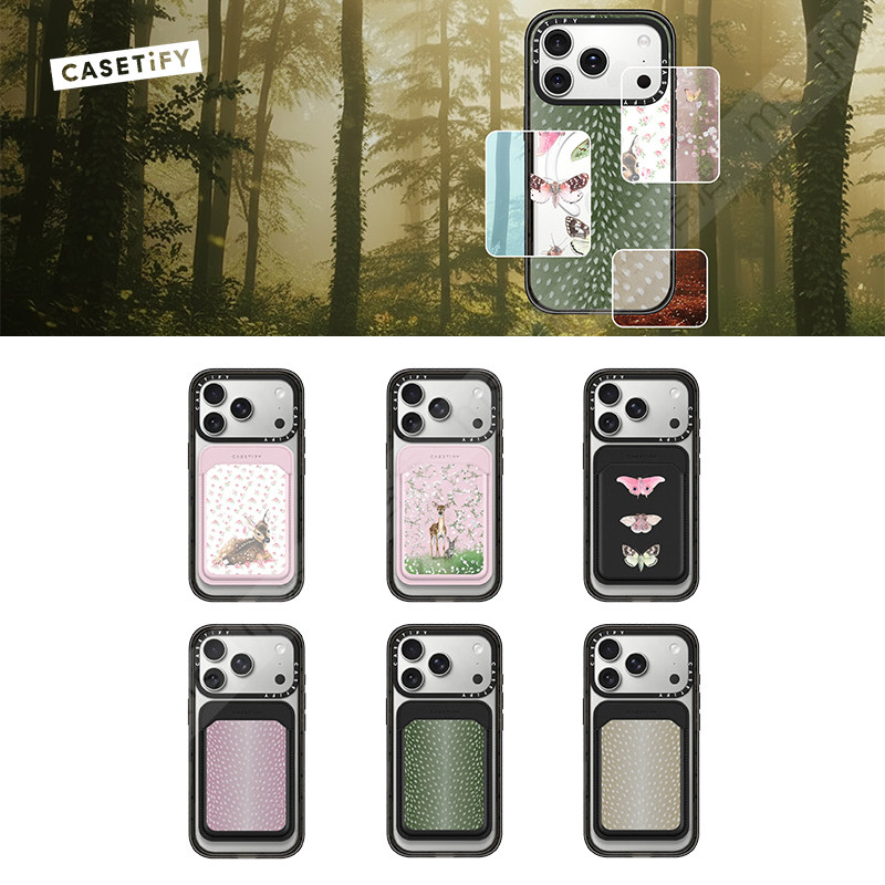 CASETiFY荒野梦境自然艺术唯美小鹿磁吸手机卡套收纳便携式卡包贴,3C数码配件,手机支架/手机座,淘宝优惠券,粉丝福利购,淘宝优惠卷