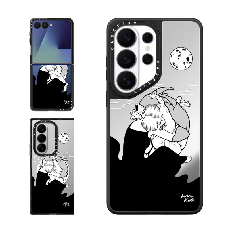 现货CASETiFY拥抱心脏适用三星S25/S26 Ultra手机壳Z Flip7/Z Fold 6/5个性创意小众独特高端防摔保护套s24+