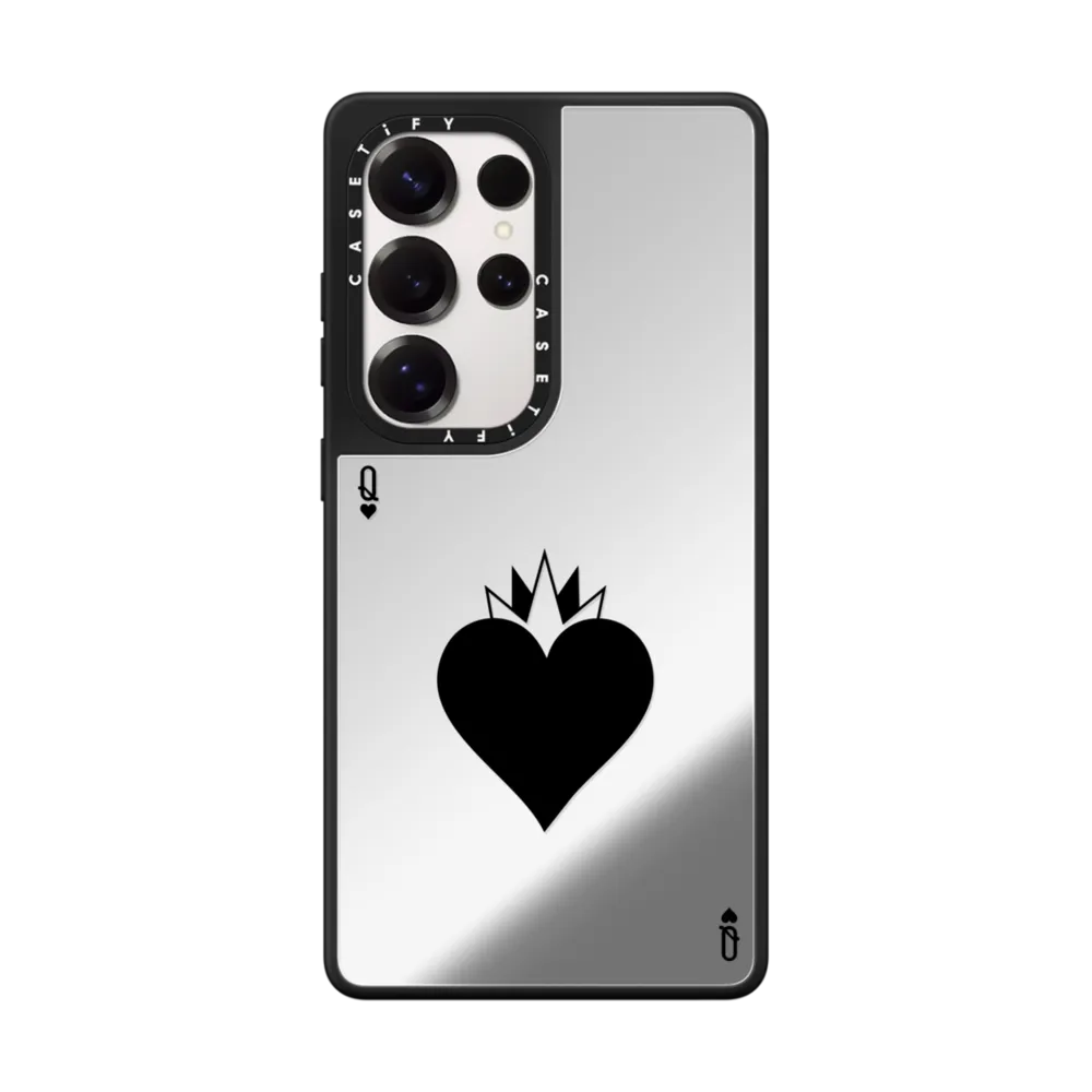 现货CASETiFY红心王后适用于三星S24/S25 Ultra手机壳Z Flip7/Z Fold 6/5创意时尚潮牌小众高端防摔保护套s23