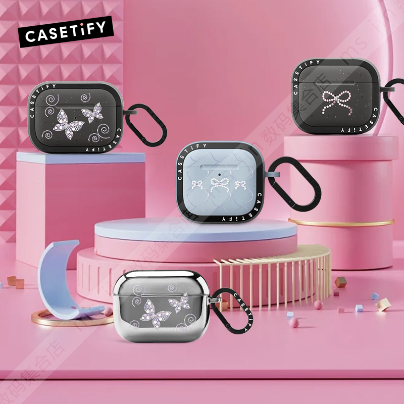 casetify蝴蝶结苹果耳机保护套