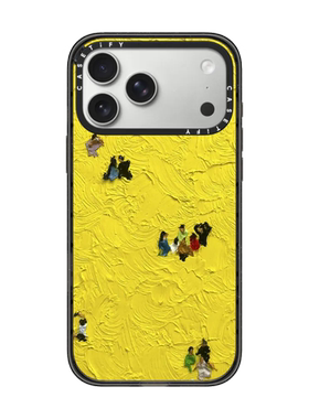 现货CASETiFY黄色沙漠适用苹果iPhone17 pro max磁吸手机壳16/15/14创意潮牌13小众高级感油画防摔款保护套12