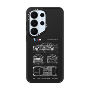 现货CASETiFY联名BMW宝马M3 E30结构蓝图适用三星S24/S25 Ultra手机壳Z Fold 7/6个性奢华潮流高端限量保护套