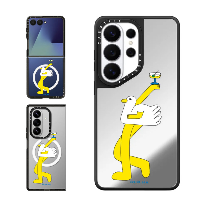 现货CASETiFY大长腿拉里适用三星S25/S26 Ultra手机壳Z Flip7/Z Fold 6/5小众趣味可爱卡通插画防摔保护套s24