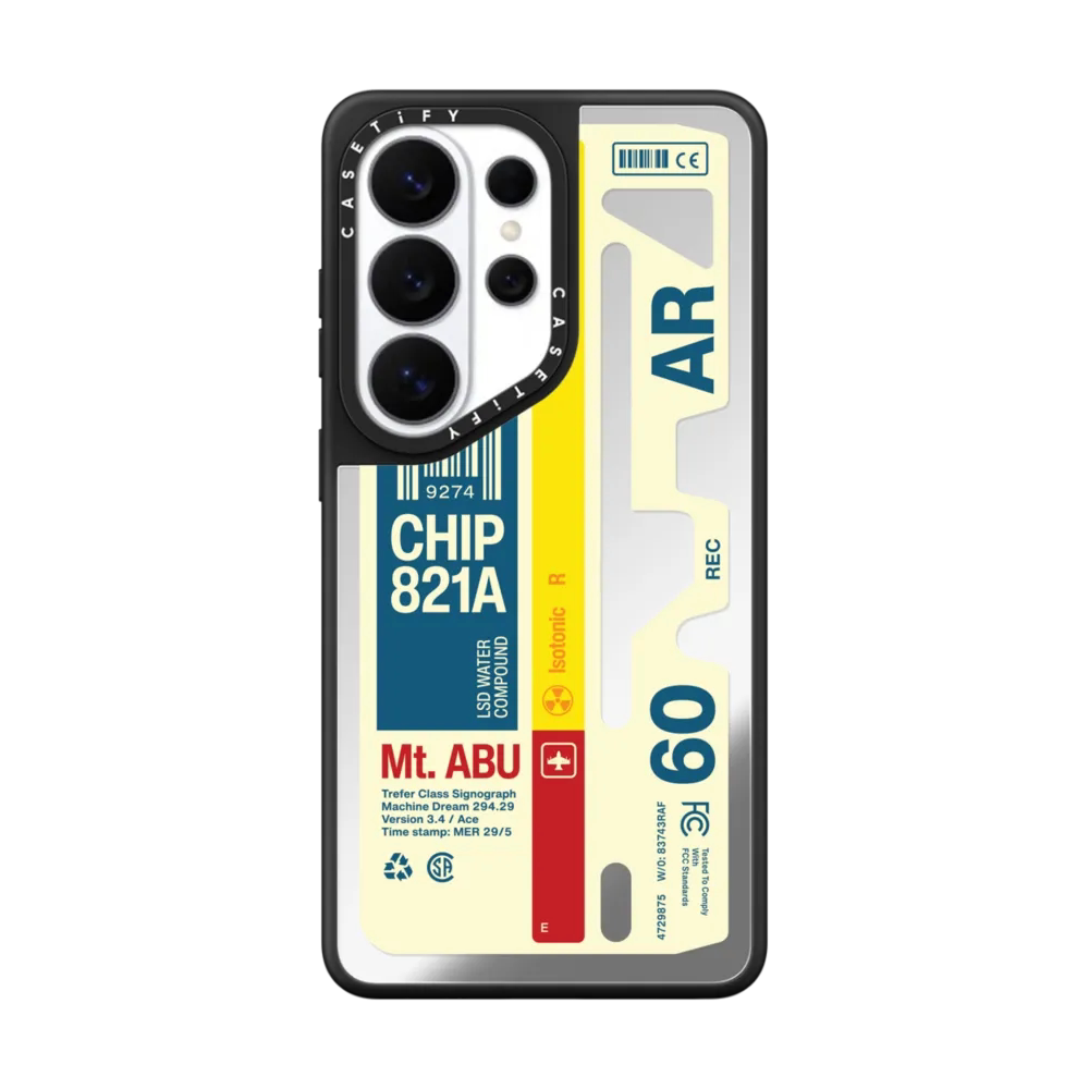 现货CASETiFY简约拼贴CHIP 821A适用三星S25/S26 Ultra手机壳Z Flip7/Z Fold 6/5创意艺术小众防摔保护套s24