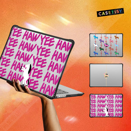 CASETiFY马年新春系列时尚潮流旋转小马适用苹果MacBook Pro 13/14/15/16寸电脑笔记本保护壳Air防摔套M1-M4