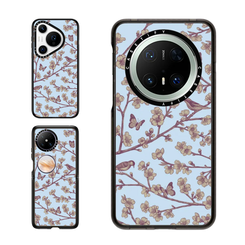 CASETiFY盛开的樱适用华为手机壳