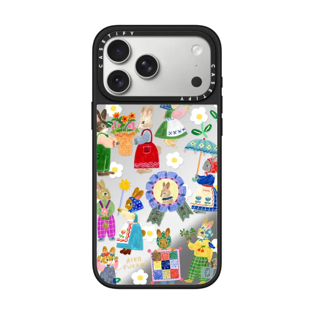 现货CASETiFY兔子爱好者适用苹果iPhone17 pro max磁吸手机壳16/15/14可爱插画13田园风童趣air防摔保护套12