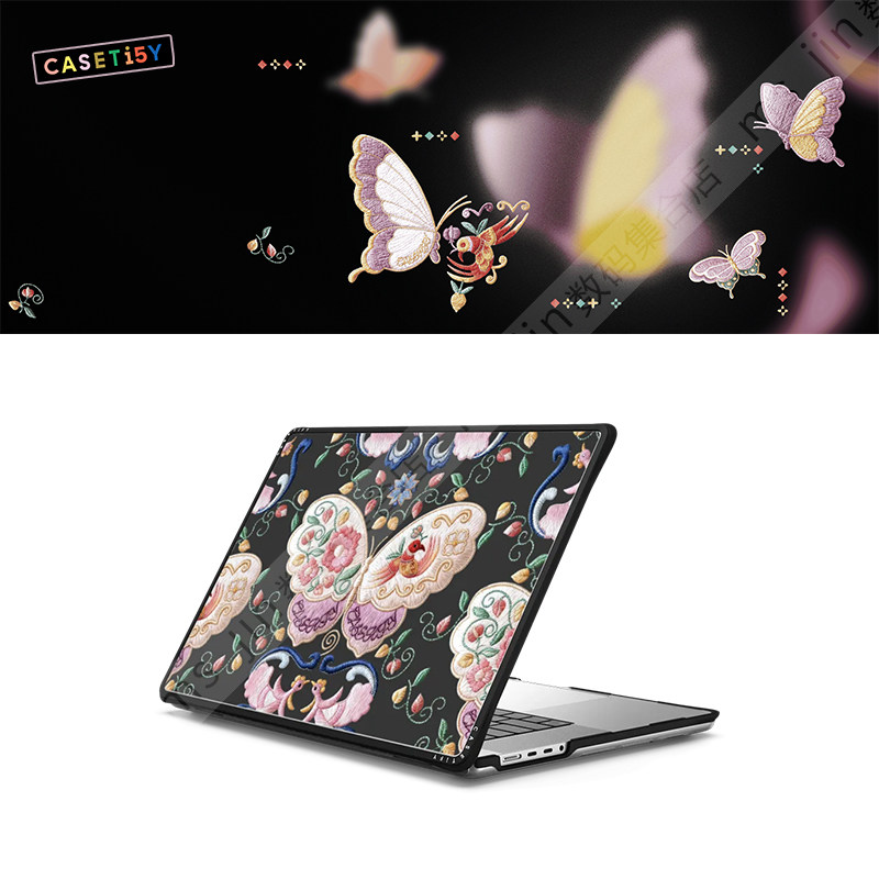 CASETiFY蝶绣生花繁花笔记本套