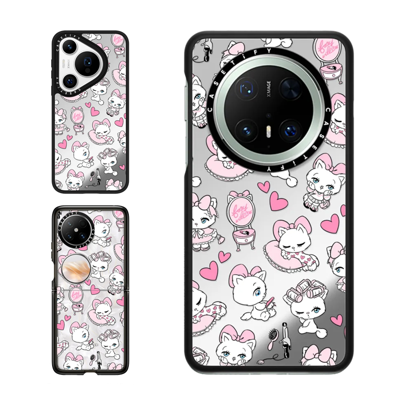 CASETiFY可爱小猫适用华为手机壳