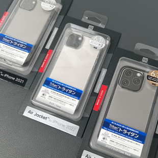 【特价清仓】power support纯透明/半透黑适用苹果14pro手机壳iPhone14/13透明超薄裸感清透极简约防摔保护套