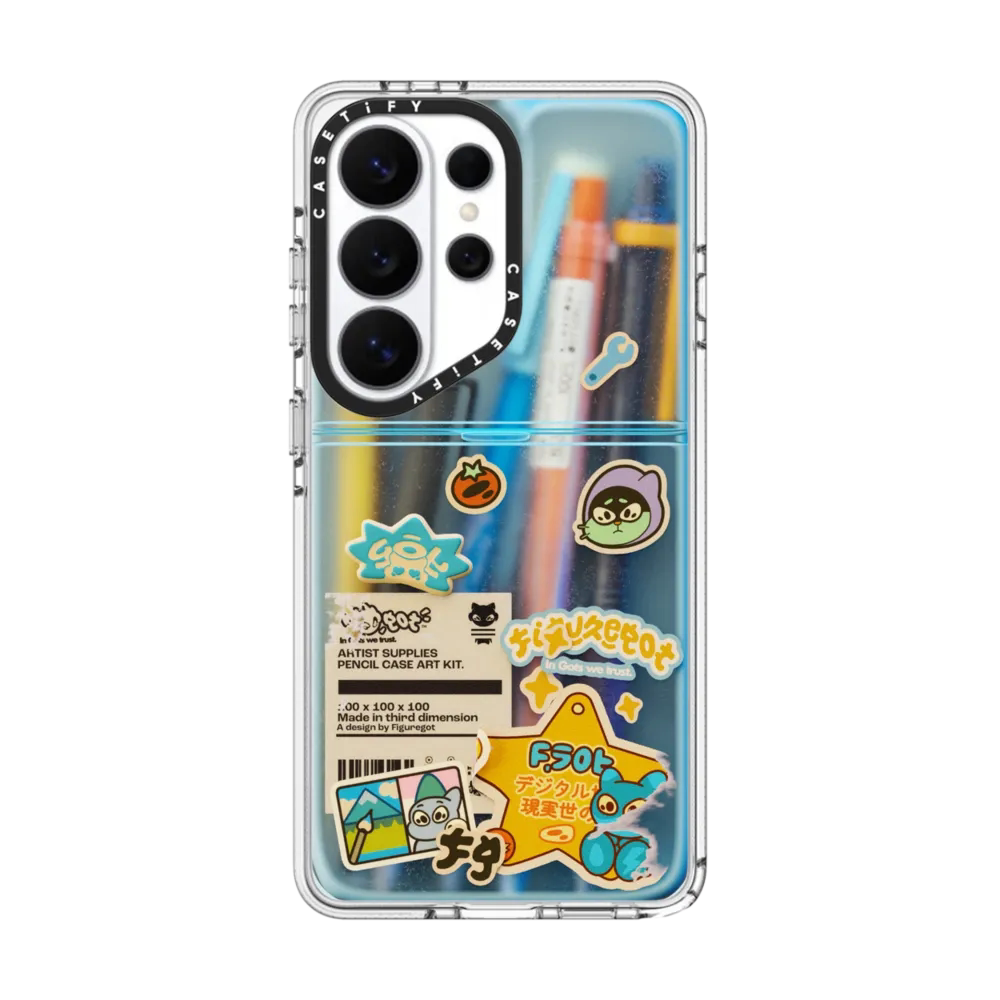 现货CASETiFY创作者工具集适用于三星S25/S26 Ultra手机壳s26+个性街头潮流艺术拼贴立体感全包防摔保护套s24