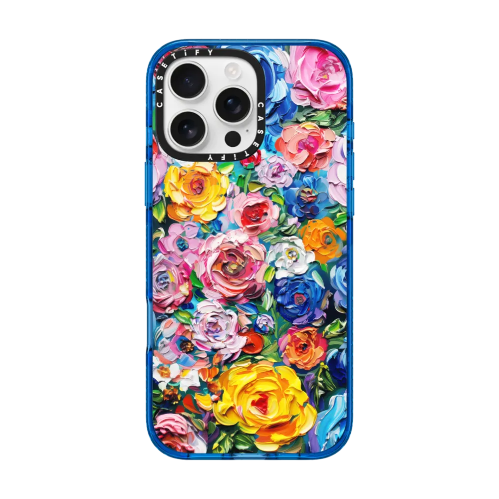 现货CASETiFY拉斯维加斯花卉乐趣适用苹果iPhone16pro max磁吸手机壳15/14/13/12小众独特油画艺术防摔保护套