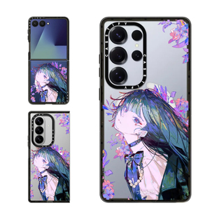 Flip7 Ultra手机壳Z Fold 5唯美梦幻繁花少女风轻奢防摔保护套s23 现货CASETiFY永恒绽放适用三星S24 S25