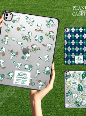 CASETiFY联名史努比乡村俱乐部适用于苹果iPad Pro11/13/12.9寸平板电脑保护套Air第4/5/6/7代卡通可爱防摔壳