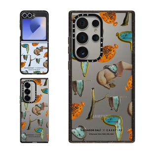 现货CASETiFY联名萨尔瓦多·达利记忆的永恒适用三星S23/S24 Ultra手机壳Z Flip 6/Z Fold 5/4超现实艺术限量