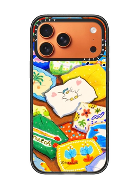 现货CASETiFY大枕头躺平鸭适用苹果iPhone17 pro max磁吸手机壳16/15/14插画艺术SSEBONG可爱萌系13保护套12