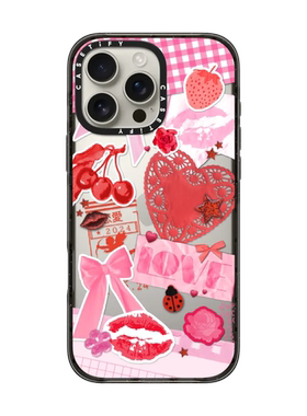 现货CASETiFY剪纸拼贴适用苹果iPhone16 pro max手机壳15/14磁吸y2k红色13小众高级感新年氛围感防摔保护套12