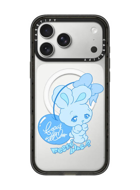 现货CASETiFY蓝色忧郁大眼兔子适用苹果iPhone17 Pro Max磁吸手机壳16/15/14小众趣味可爱13时尚12保护套air