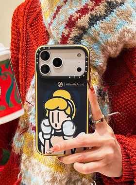 SIGEMACreation艺术家联名灰姑娘适用苹果17promax手机壳防摔散热MagSafe磁吸趣味卡通防摔iphone17pro保护套