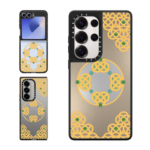 现货CASETiFY八方来财适用三星S24/S25 Ultra手机壳Z Flip 6/Z Fold 5新中式艺术国潮好运新年防摔保护套s23