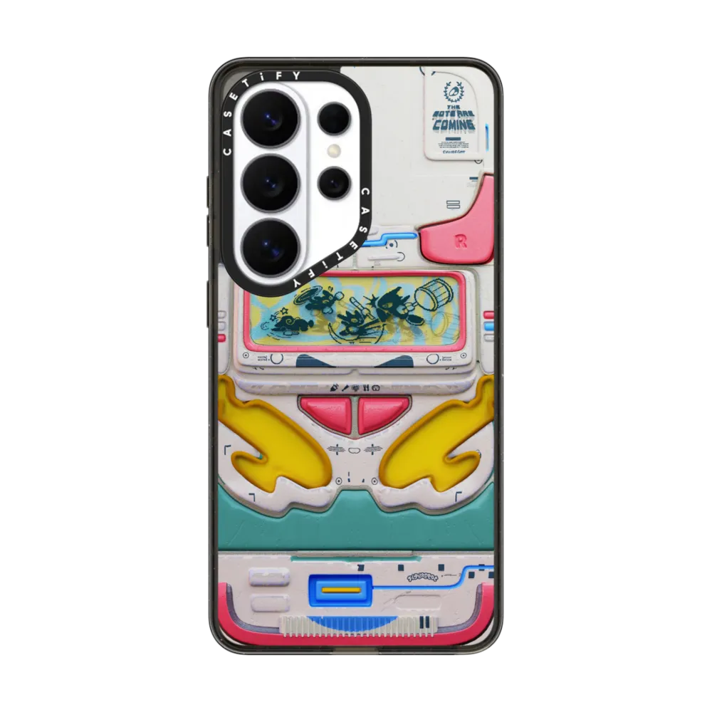 现货CASETiFY掌上游戏机适用三星S25/S26 Ultra手机壳s26+个性街头潮流小众拼贴立体感艺术全包防摔保护套s24