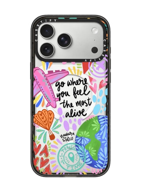 现货CASETiFY旅行时间适用苹果iPhone17 Pro Max手机壳16/15/14委内瑞拉艺术家Nawara Studio轻奢13保护套12