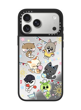 现货CASETiFY联名BBNEXDO门童贴纸满印适用苹果iPhone17 Pro Max磁吸手机壳16/15/14卡通可爱13限量保护套12