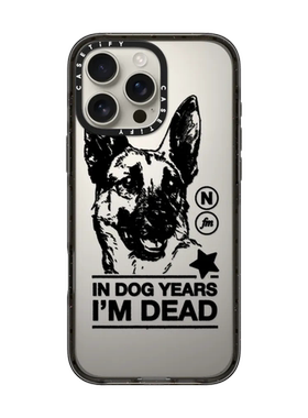 现货CASETiFY狗龄沧桑年岁适用苹果iPhone17pro max磁吸手机壳16/15/14个性13创意黑色17air高端防摔保护套12