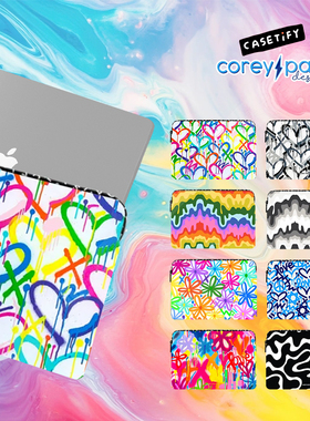 CASETiFY艺术家Corey Paige Designs街头涂鸦适用苹果iPad/MacBook Pro13/16寸笔记本电脑包海绵内胆包保护套