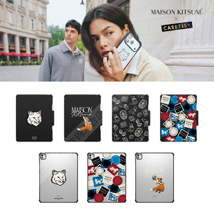CASETiFY联名Maison Kitsuné狐狸适用苹果iPad Pro 11/13/12.9寸平板电脑保护套Air第5/6/7代保护套M1-M5壳