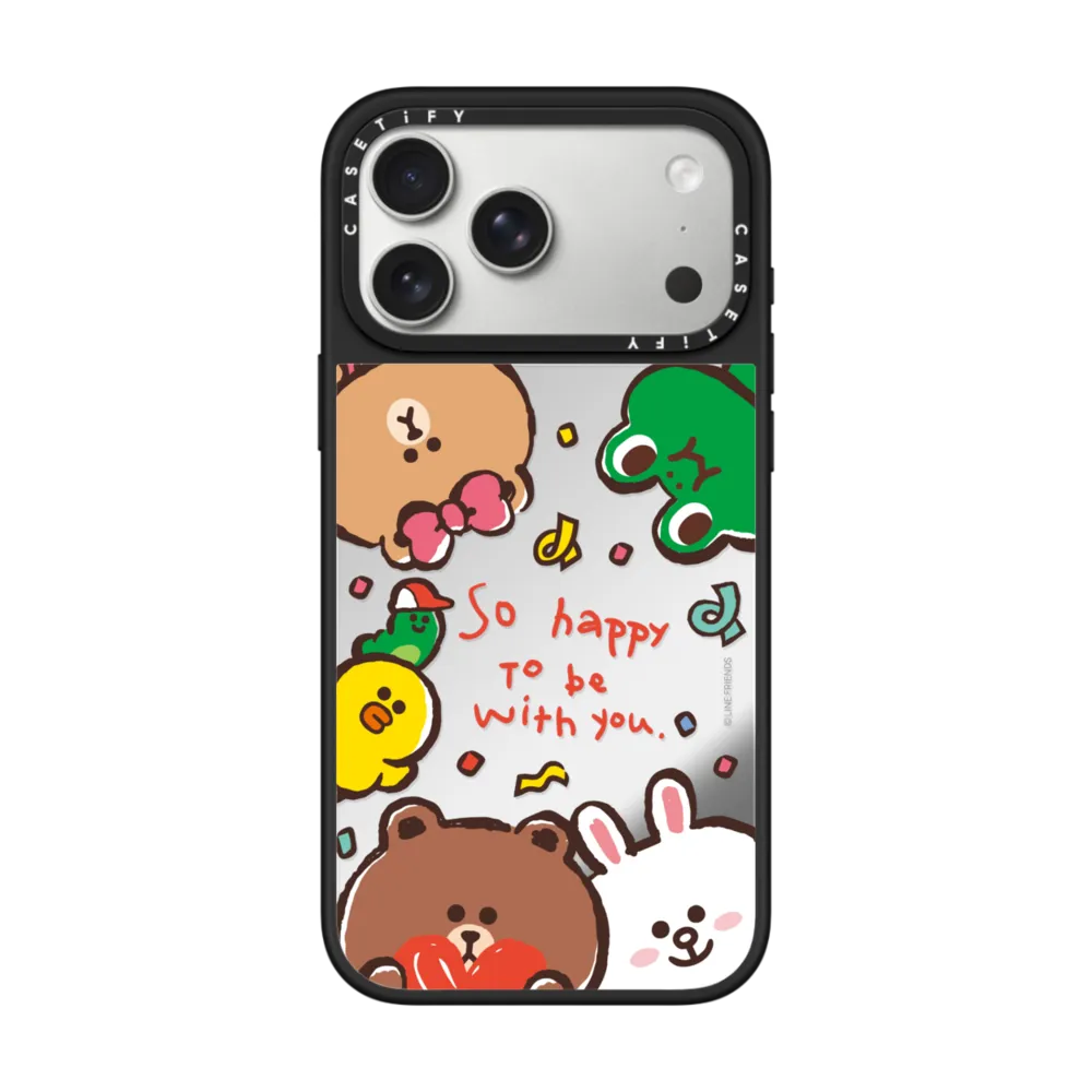 现货CASETiFY联名LINE FRIENDS在你身边适用苹果iPhone17 Pro Max磁吸手机壳16/15/14童趣13卡通可爱保护套12