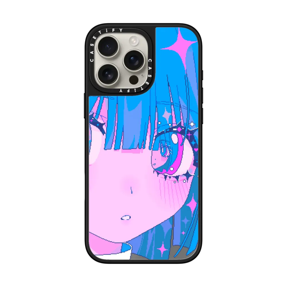 现货CASETiFY爱在我心像素艺术适用苹果iPhone16 pro max磁吸手机壳15/14/13/12潮流女孩小众高级感防摔套16e