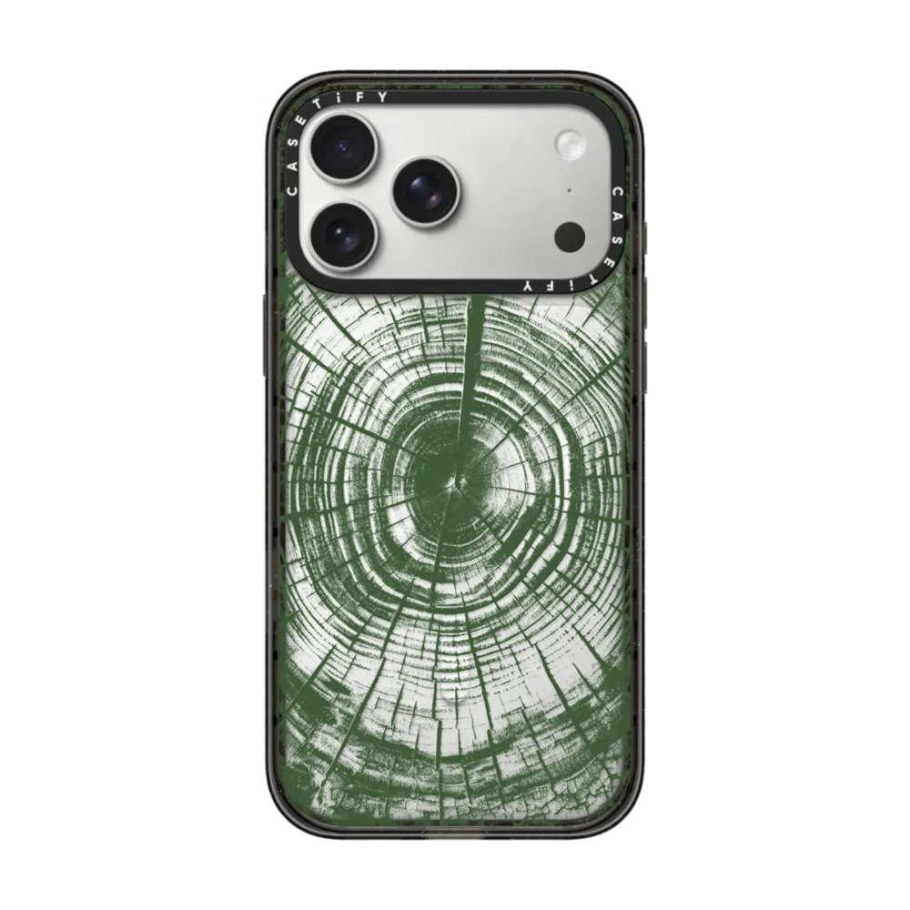 现货CASETiFY正品绿色年轮适用苹果iPhone17 pro max磁吸手机壳16/15/14个性潮牌13小众高端全包防摔保护套12