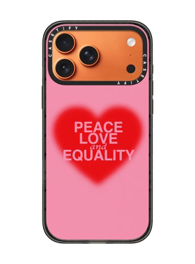 现货CASETiFY爱与平等适用苹果iPhone17 pro max磁吸手机壳16/15/14个性创意红色爱心air全包13防摔保护套12