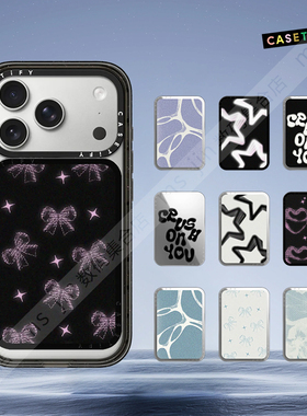 现货CASETiFY李沅禧ILLIT WONHEE时尚MagSafe磁吸式手机卡包支架