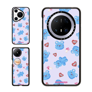 70Pro 现货CASETiFY苏打小熊适用于华为P80 2折叠Mate60 Pocket 小众趣味可爱萌系防摔保护套 Pro手机壳Ultra