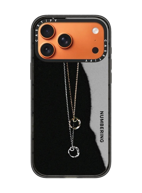 现货CASETiFY联名NUMBERING黑色3818适用苹果iPhone17 pro max磁吸手机壳16/15/14中性奢华13防摔12保护套air