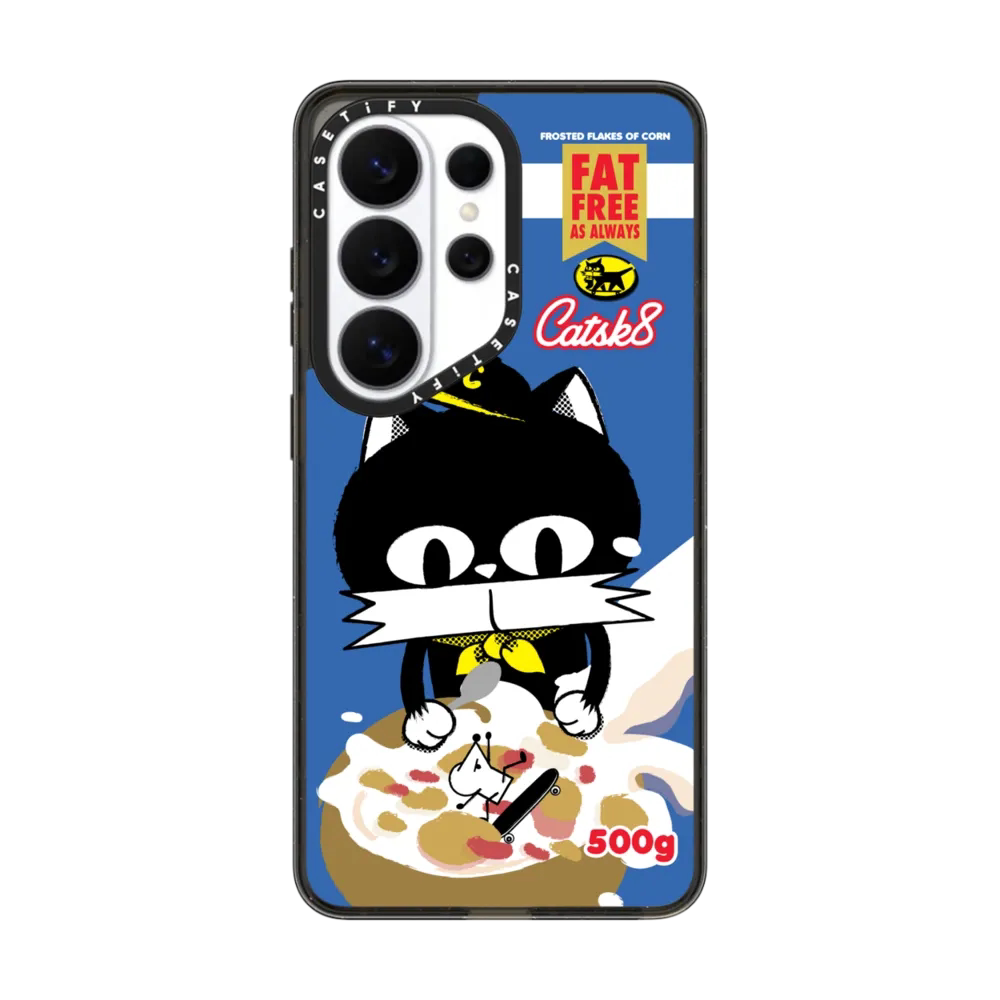 CASETiFY滑板小黑猫早餐手机壳