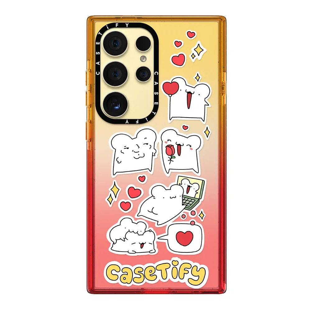 现货casetify艺术家联名kennysgifs贴纸bread适用三星s23/s24 ultra