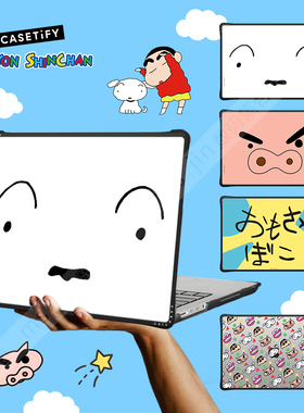 CASETiFY联名蜡笔小新可爱俏皮适用于苹果MacBook Pro 13/14/15/16寸电脑笔记本保护壳Air防摔套M1/M2/M3/M4