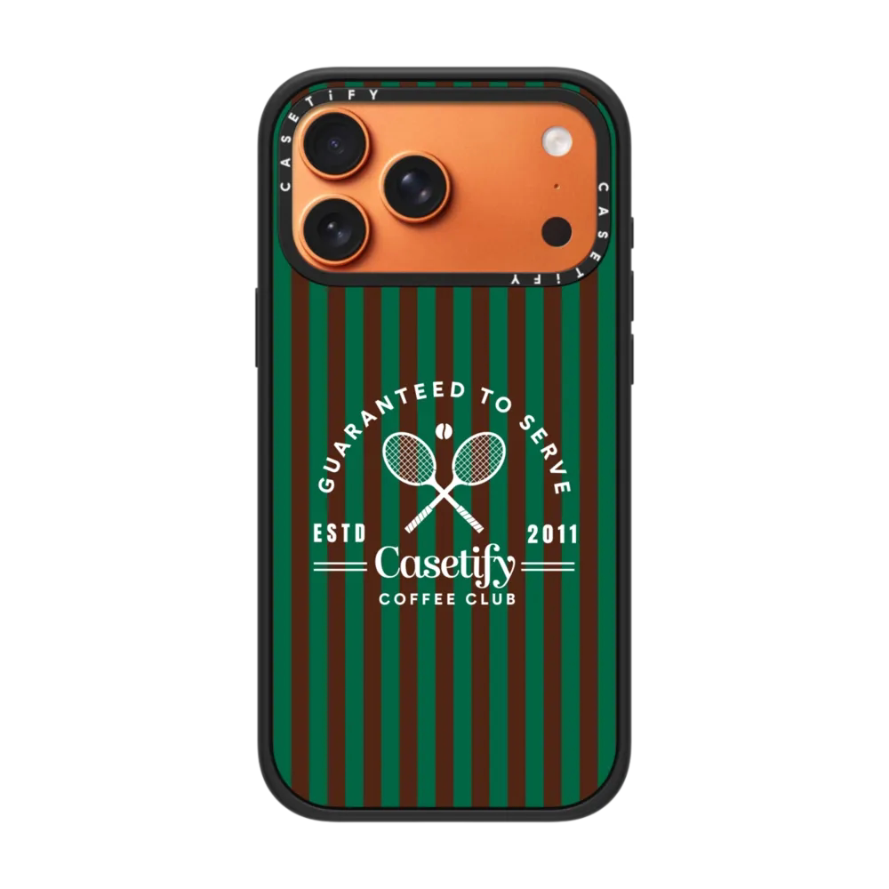 CASETiFY条纹咖啡俱乐部手机壳