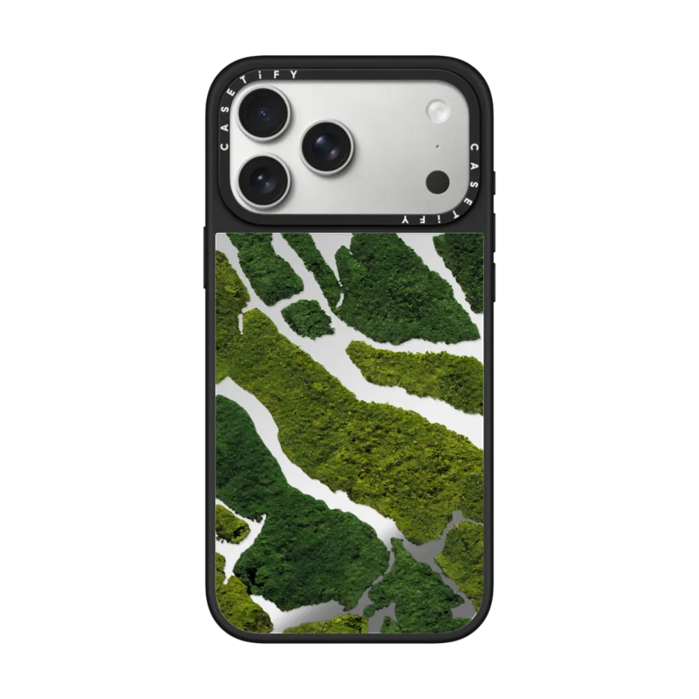 现货CASETiFY苔藓绿彩适用苹果iPhone17 pro max磁吸手机壳16/15/14时尚13个性创意高端艺术防摔镜面保护套12