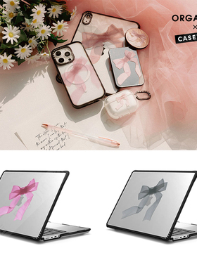 CASETiFY时尚潮牌欧根纱蝴蝶结适用于苹果MacBook Pro 13/14/15/16寸电脑笔记本保护壳Air防摔套2022-2025款