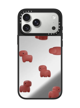 现货CASETiFY红色NANA信心十足食肉恐龙适用苹果iPhone17 Pro Max磁吸手机壳16/15/14萌趣可爱13防摔保护套12