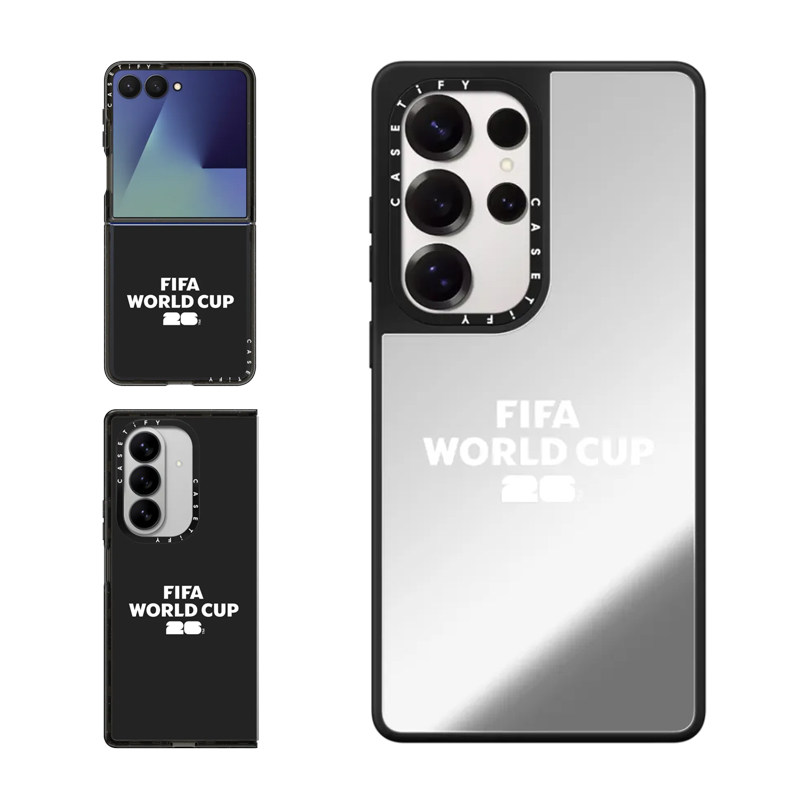 现货CASETiFY联名2026年国际足联世界杯LOGO适用三星S24/S25 Ultra手机壳Z Flip 7/Z Fold 6限量款防摔保护套
