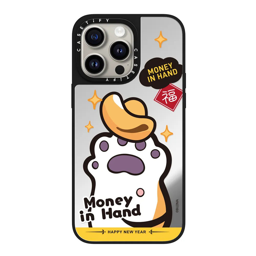 现货CASETiFY招财进宝我要钱钱钱适用苹果iPhone16 pro max磁吸手机壳15/14/13艺术家不二马大叔肥虎爪送福12