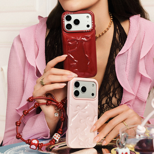 现货CASETiFY立体蓬蓬蝴蝶结点缀泡芙手机壳适用苹果iPhone17 max保护套17pro甜美浪漫高颜值亲肤壳17pm pro